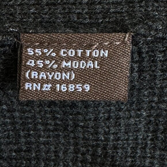 J. McLaughlin Cardigan Sweater Lagenlook Women's Blue Gold Buttons Snaps Medium - Picture 7 of 8